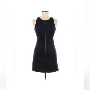 Abercrombie & Fitch Casual Dress Mini Crew Neck Sleeveless navy blue NWT S